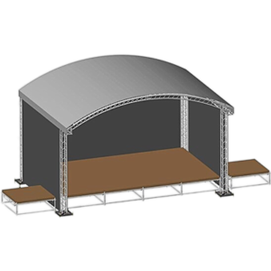 Арочная крыша. Light point профессиональное свето-сценическое оборудование.